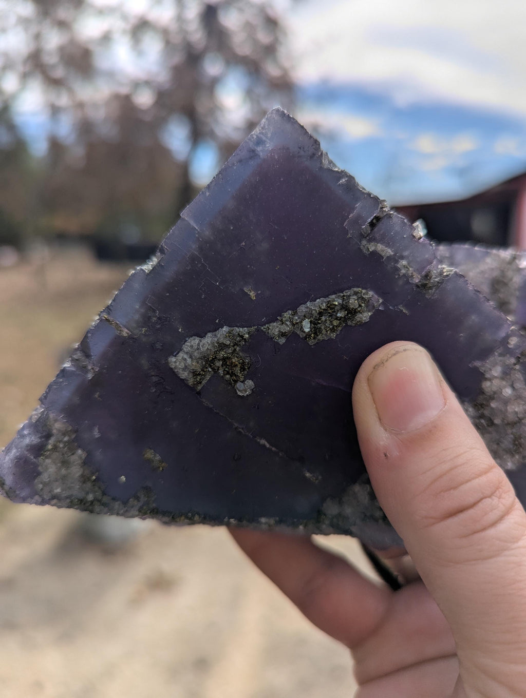 Big Beautiful Illinois Fluorite Minerva Mine Cave in Rock