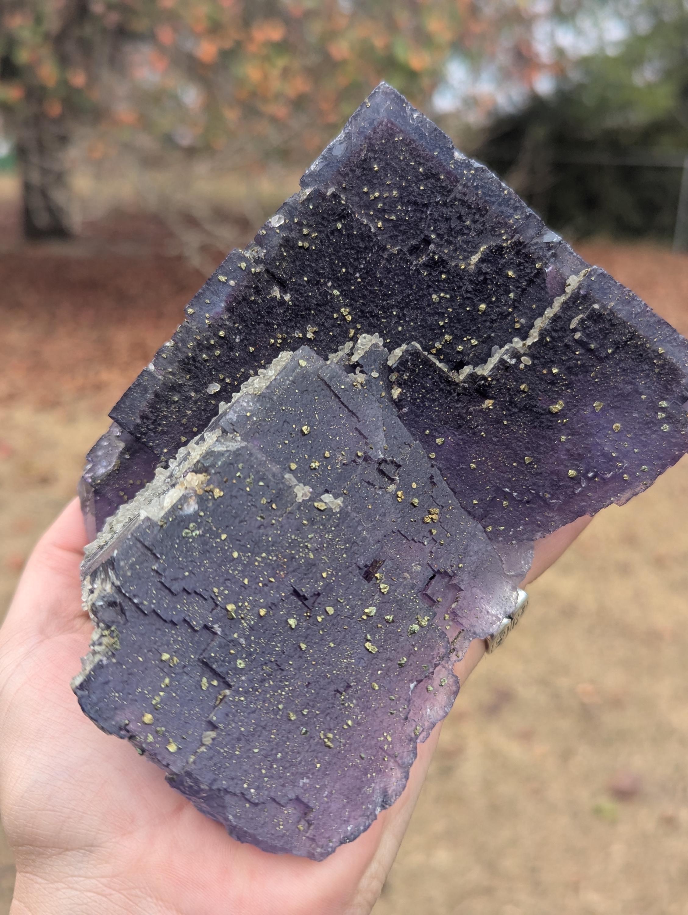 Big Beautiful Illinois Fluorite Minerva Mine Cave in Rock