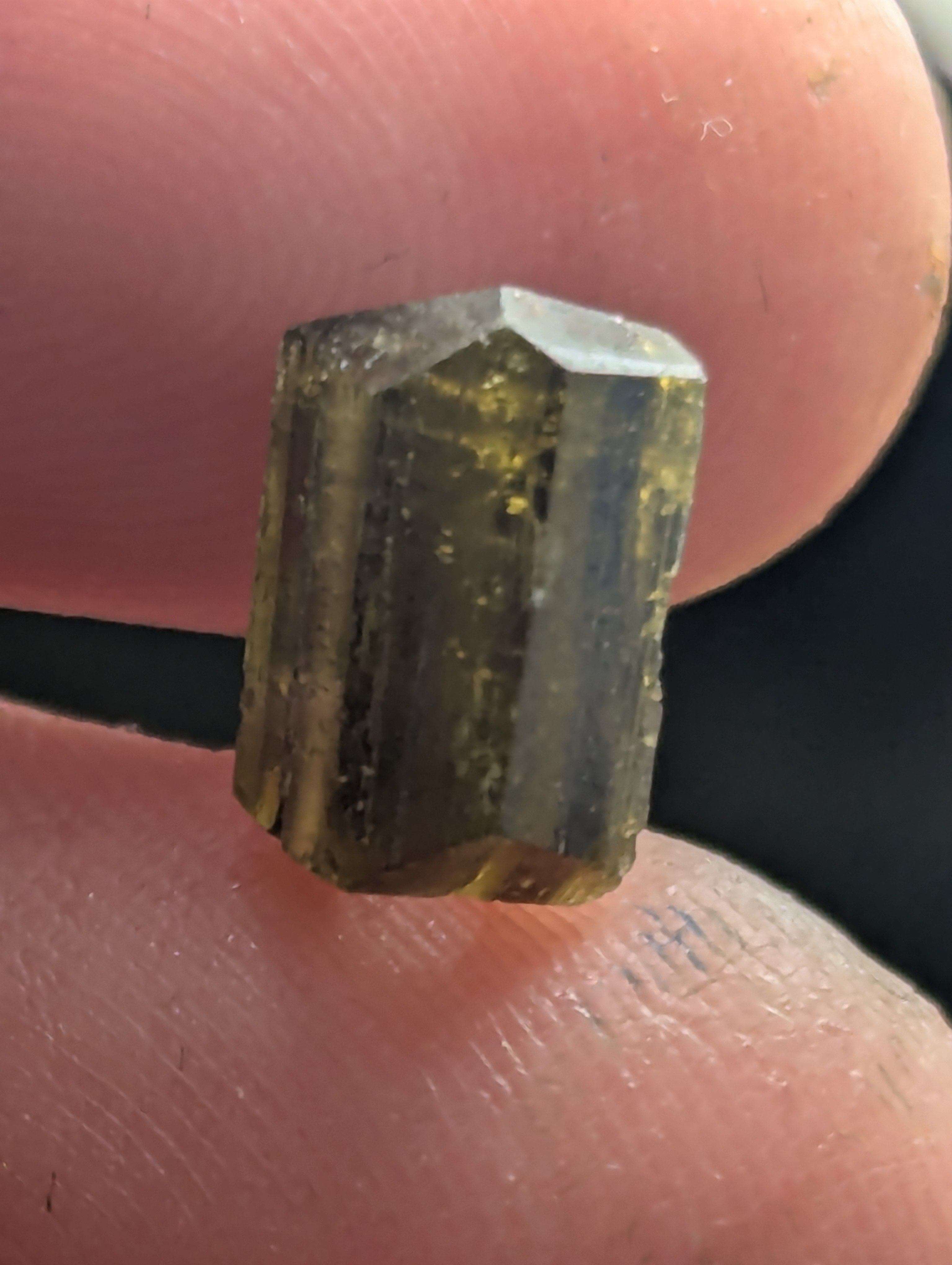 Epidote Crystal Bead