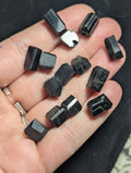 Black Tourmaline Crystal Bead