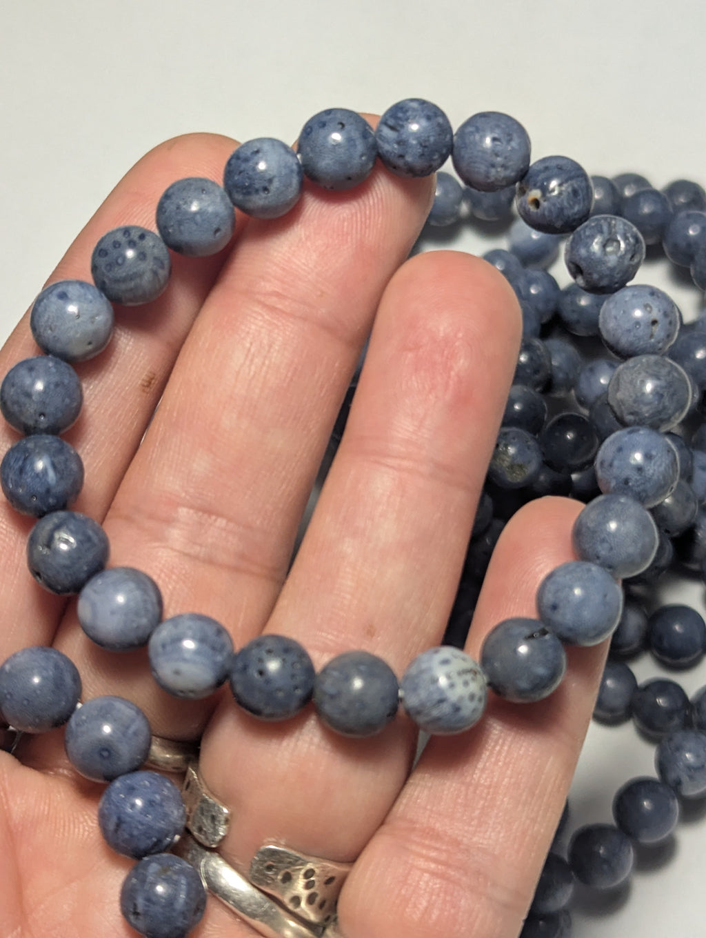 Blue Coral Bracelet