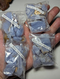 Polished Blue Lace Agate Stone  Bag