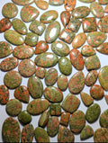 One Dollar Intuitively Chosen Unakite Jasper Cabochon