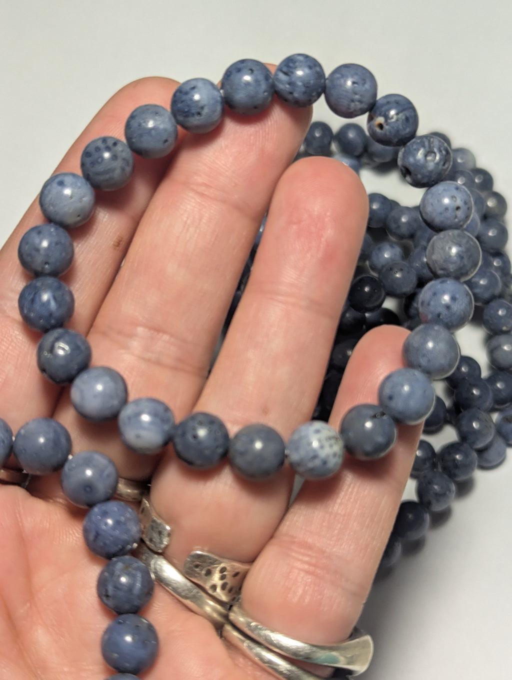Blue Coral Bracelet