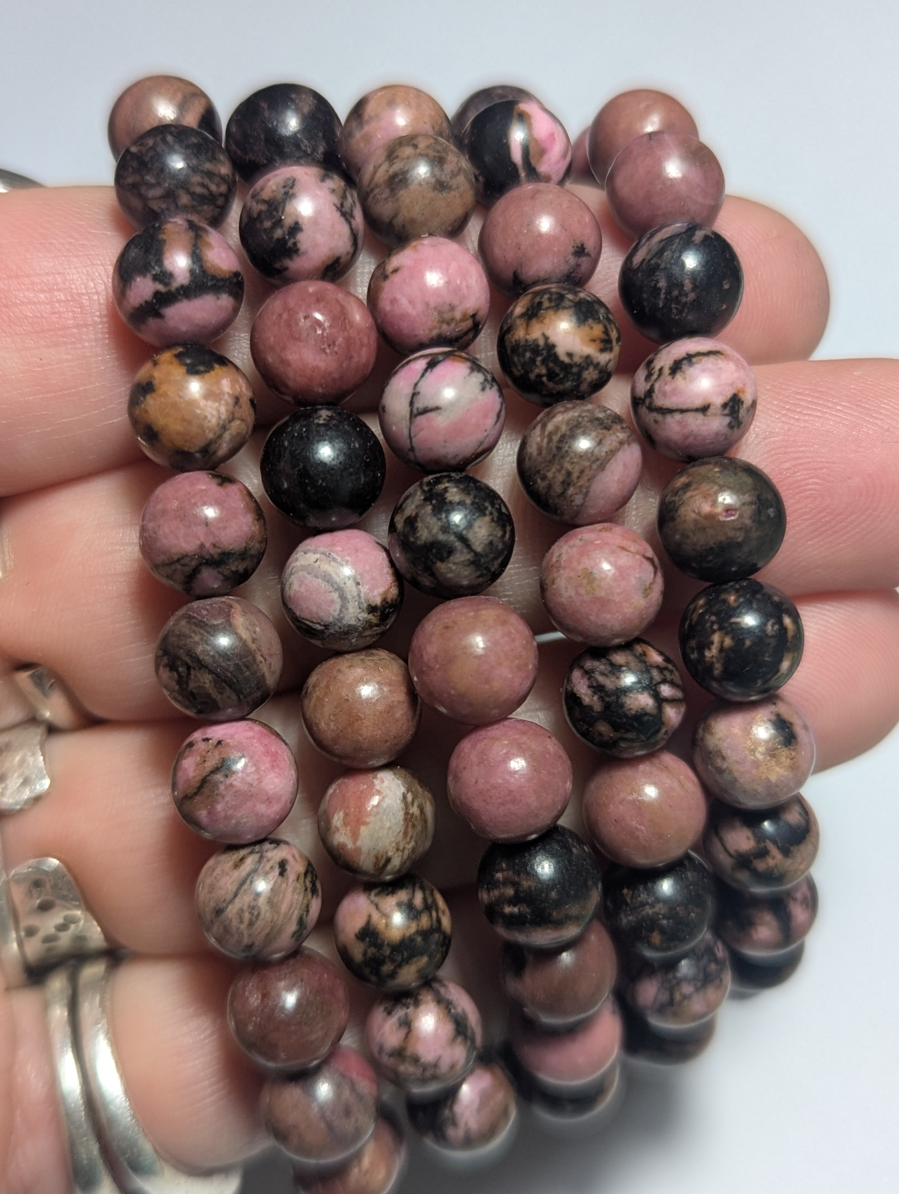 Rhodonite bracelet