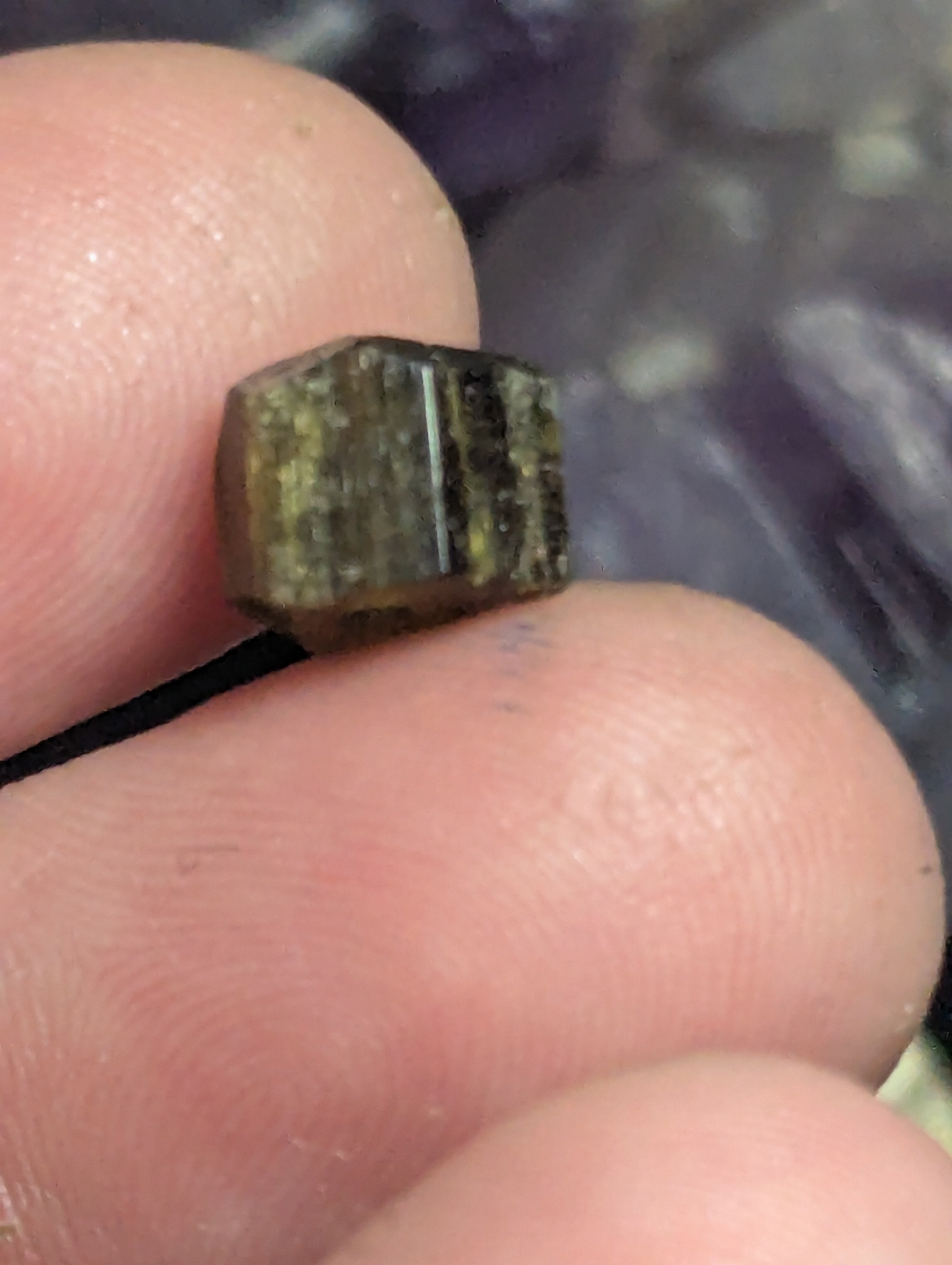 Epidote Crystal Bead