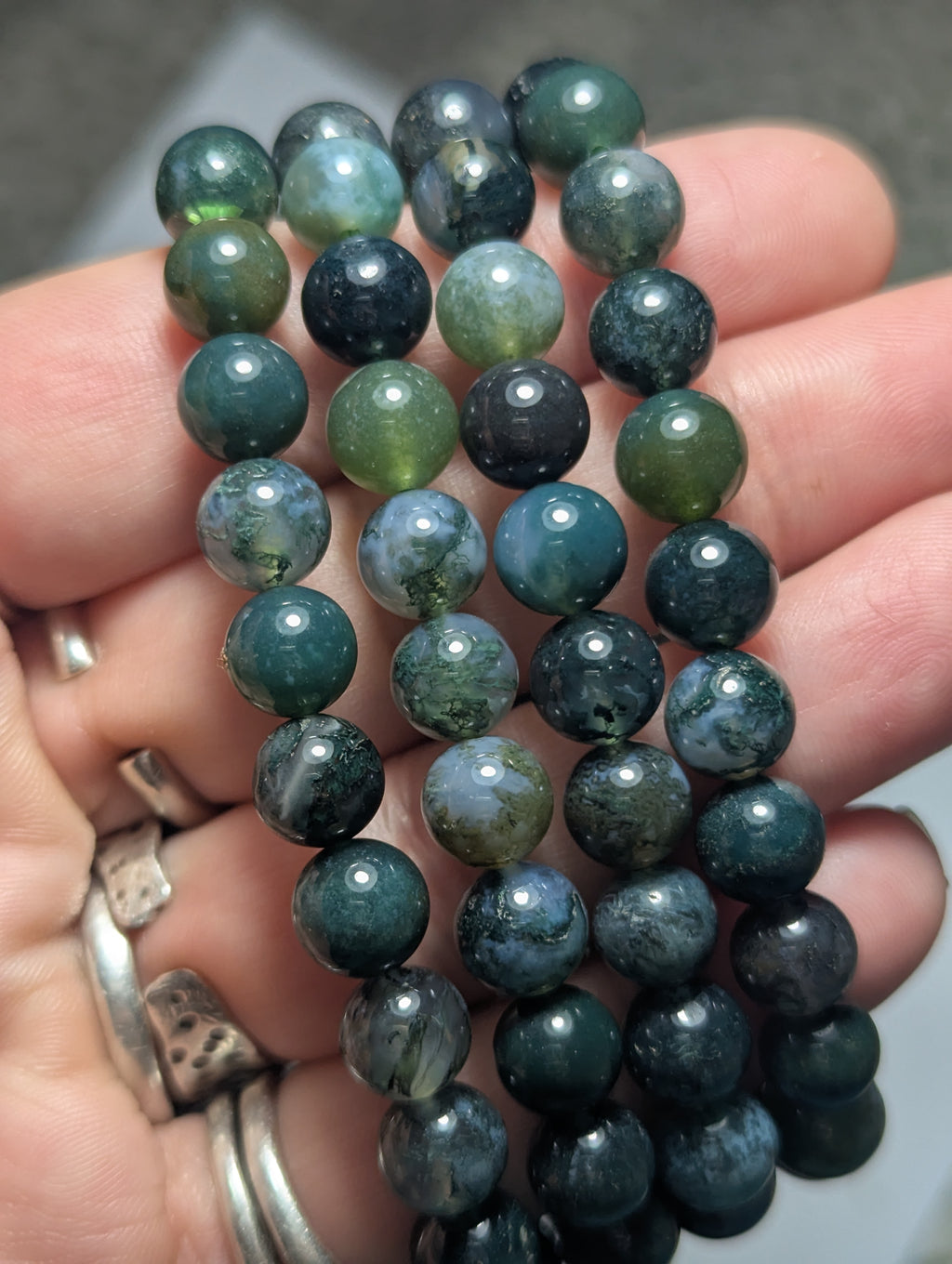Moss Agate Bracelet