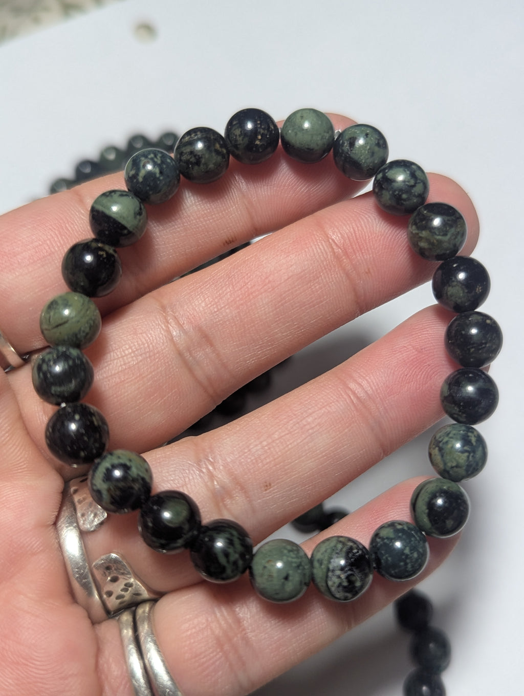 Kambaba Crocodile Jasper Bracelet