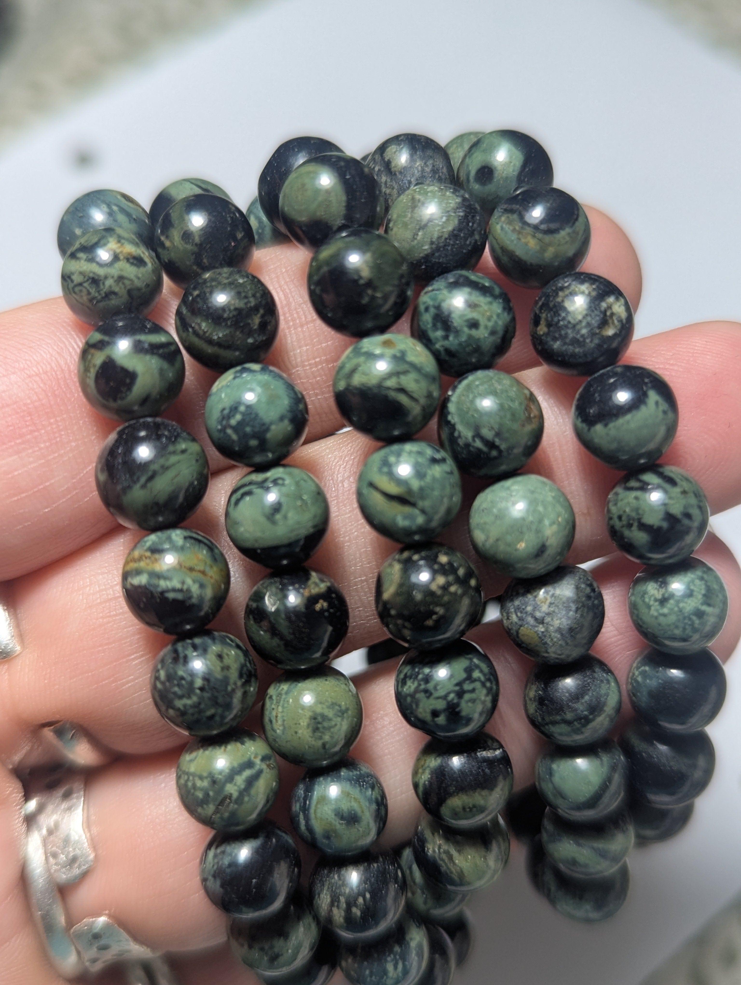 Kambaba Crocodile Jasper Bracelet