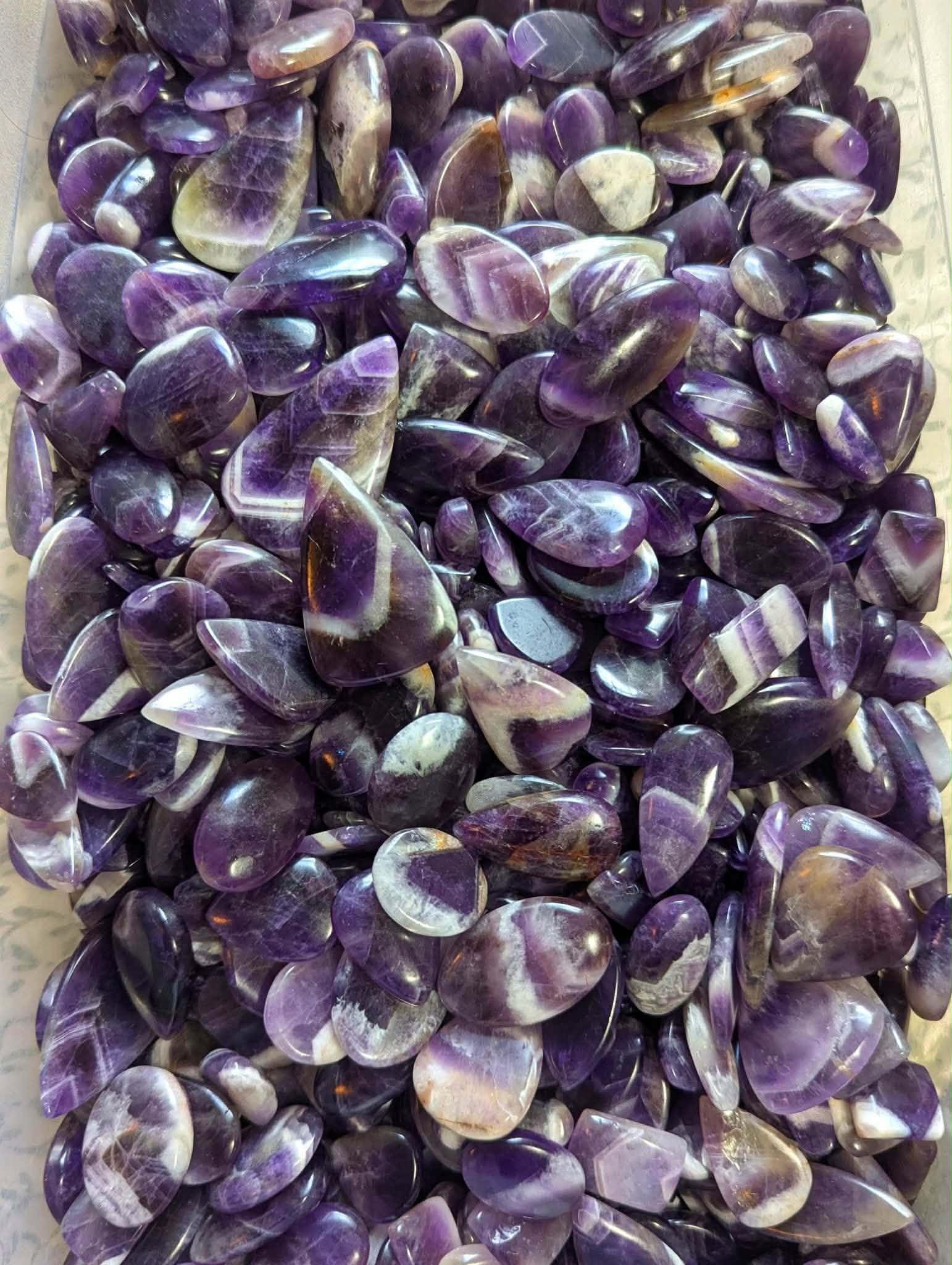 One Dollar  Intuitively Chosen Amethyst Cabochon