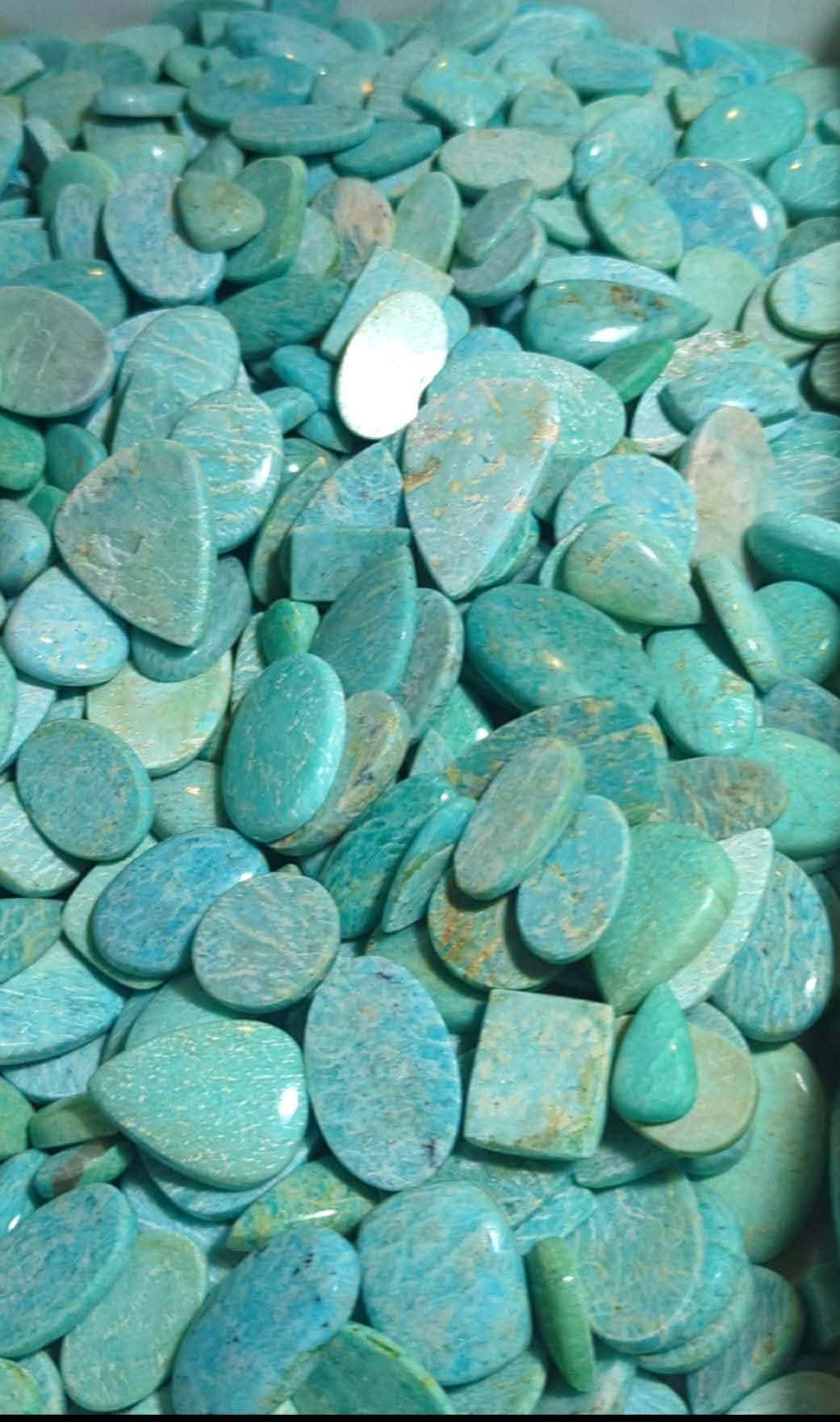 One Dollar Intuitively Chosen Amazonite Cabochon